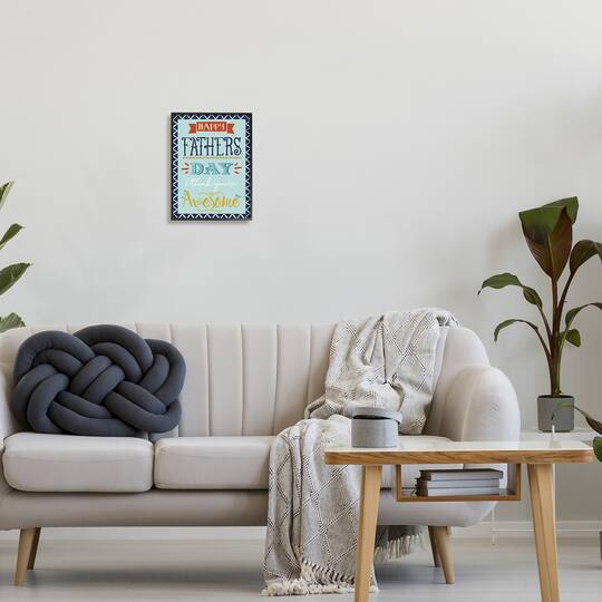 Stupell Industries You're Awesome Father's Day Phrase Framed Giclee Art